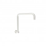 Cora Round Brushed Nickel High Rise Shower Arm